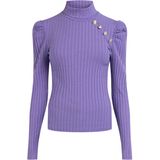 Mymo - Coltrui - Paars - Ribgebreid Patroon
