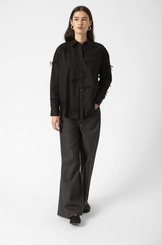 Soaked in Luxury, Dames, Jassen, Zwart, Maat: L Katoen,