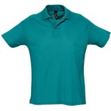 SOLS Heren Zomer II Pique Poloshirt Met Korte Mouwen (Eendenblauw) - Maat XL