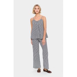 Mouwloos shirt Loose fit Ice Nightsky Stripe white navy