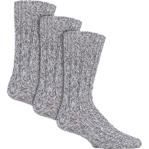 3 Pack Heren Verkeherssokken van Wol | Dikke Pennine Wander Sokken | Buiten Wandelsokken