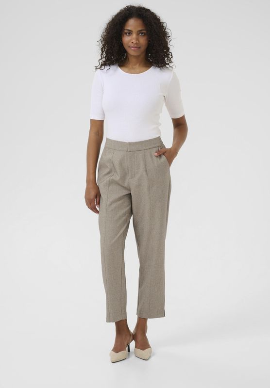 Kaffe - Broeken - Grijs