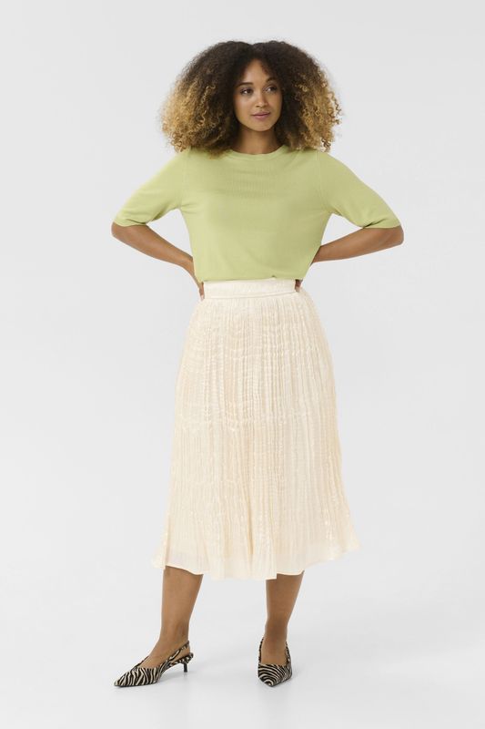 Rok Loose fit Spring Gardenia white