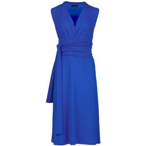 Mouwloze Empire Line-jurk In Blue Royal - Maat 38