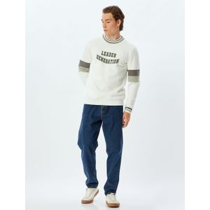 Koton - Sweatshirt - Ronde Kraag - Met Kleurblokken