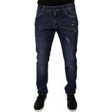 Dolce & Gabbana - Slim-fit Jeans - Blauw - Heren - Katoen