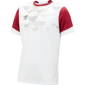 Umbro Heren Vier Jersey (Wit/Nieuw Claret)