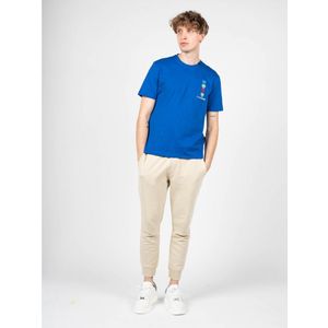 Plein Sport T-shirt Heren Blauw - Maat S