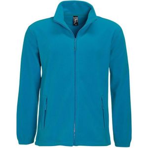 SOLS Heren North Full Zip Outdoor Fleece Jacket (Aqua)
