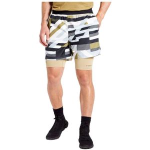 Dare 2B Heren Henry Holland Psych Up Hero Stripes Training Shorts (Leisteen Groen) - Maat M