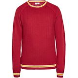 Pullover - Ronde Hals - Geribbelde Afwerking - Textuur - Casual