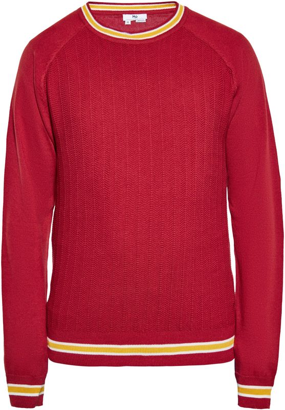 Pullover - Ronde Hals - Geribbelde Afwerking - Textuur - Casual