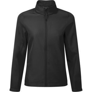 Premier Dames/Dames Windchecker Gerecycled Printable Soft Shell Jacket (Zwart)