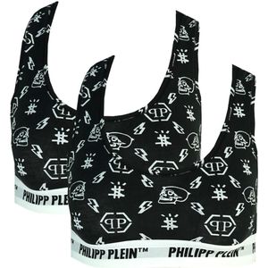 Philipp Plein - Stijlvolle Bralette Set - Zwart - Dames