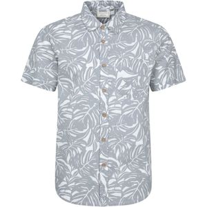 Mountain Warehouse Overhemd met korte mouwen voor heren Tropical (Grijs)