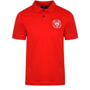 Plein Sport Circle Chest Logo rood poloshirt