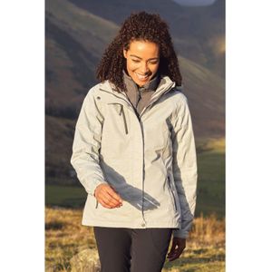Mountain Warehouse Dames/Dames Bracken Melange 3 in 1 Jas (Wit)