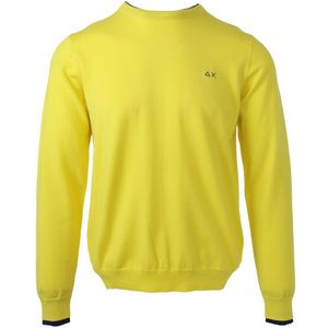 Katoenen Trui met Ronde Hals