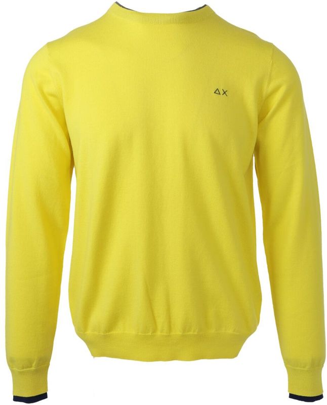 Katoenen Trui met Ronde Hals