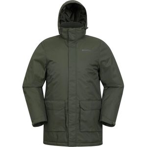 Mountain Warehouse Heren Ranger gewatteerde parka (Kaki Groen)