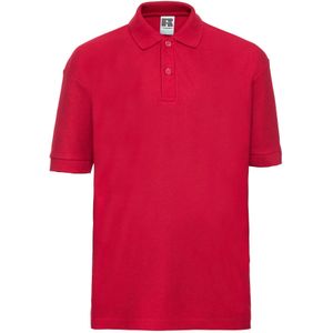 Russell Kinder/Kinder Piqué Poloshirt (Klassiek rood)