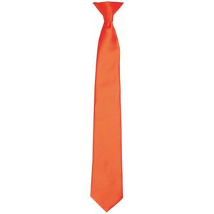 Premier Satijnen stropdas voor volwassenen (Oranje)