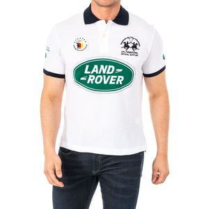 La Martina - Polo Shirt - Wit - Katoen - Korte Mouwen - Heren