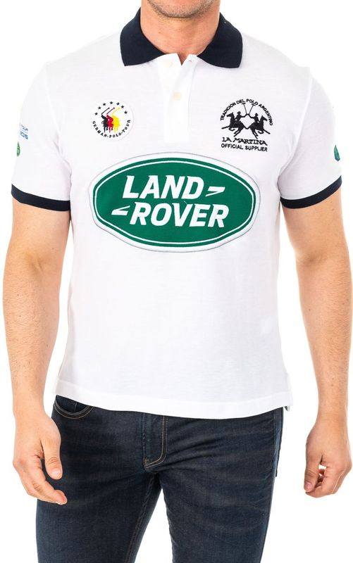 La Martina - Polo Shirt - Wit - Katoen - Korte Mouwen - Heren