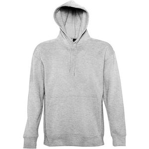SOLS Slam Unisex Hooded Sweatshirt / Hoodie (Grijze Mergel) - Maat S
