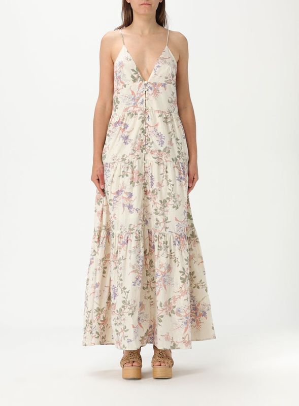 Twinset - Fantasie Jurk - Veelkleurig - Katoenmix