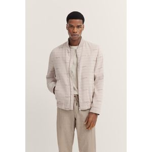 Bugatti - Blouson - Jacquardstof - Met Collegekraag