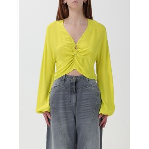 Elisabetta Franchi - Blouse - Geel - Zijde