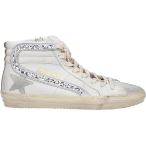 Slide Hightop Sneakers Met Strass
