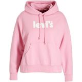 Levi's Plus Standaard Hoodie Met Grafische Print - Roze - Dames - Maat 2XL