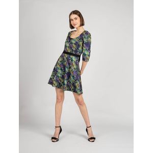 Patrizia Pepe - Dames Jurk - Groen - Leer