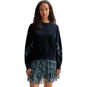 Boss Dames/Dames C_Eprep Geborduurd Logo Sweatshirt (Donkerblauw)