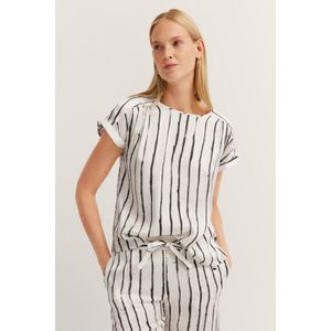 Bugatti Damen Blouse shirt met streepjesprint