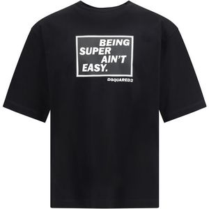 Grafisch Bedrukte Rondhals T-shirt