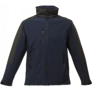 Regatta Heren Hydroforce 3-laags Membraan Waterdichte Ademende Softshell-jassen (Marine / Zwart) - Maat M