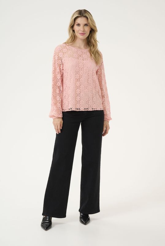 Blouse - Misty Rose - Lange Mouwen - Regular Fit