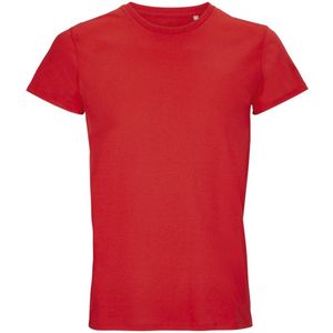 SOLS Unisex volwassen Crusader gerecycled T-shirt (Helder rood)