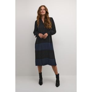 Jurk Feminine black blue