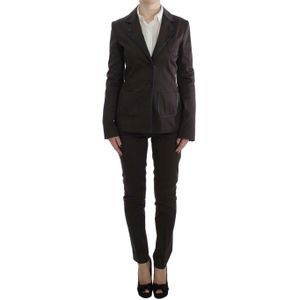 EXTE Bruine Stretch Twee Knopen Pak