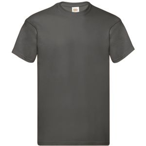 Fruit of the Loom Heren Origineel T-Shirt (Licht Grafiet)