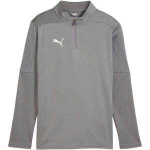 Puma Kinder Kwart Rits Trainingshirt (Grijs)