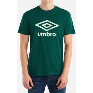 Umbro Heren Stacked Logo T-Shirt (Regenwoud)