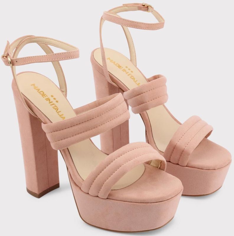 Made in Italia - Fedora Sandalen - Roze - Leer