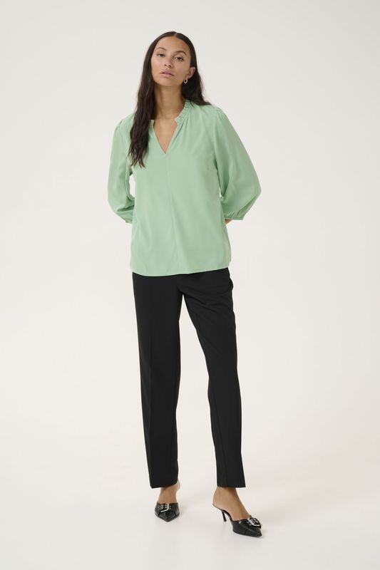 Kaffe - Blouse 'Katja' - Pastelgroen - Blouseshirt