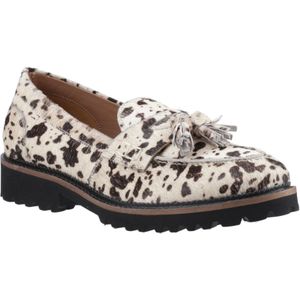 Hush Puppies - Ginny - Damesloafers - Suède - Dierenmotief