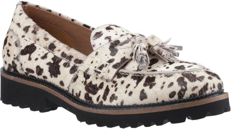 Hush Puppies - Ginny - Damesloafers - Suède - Dierenmotief